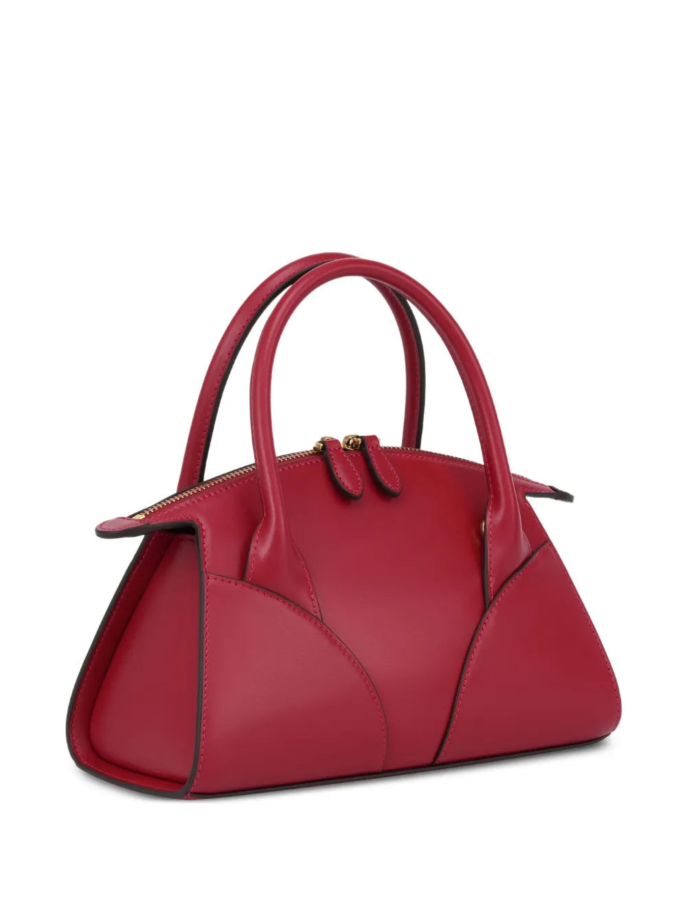  Potamy Mini Premium Leather Tote Bag - Red 