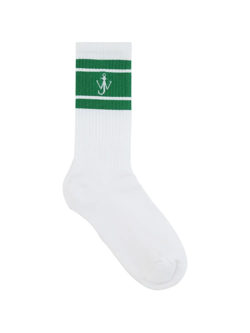 JW Anderson Anchor-intarsia socks - Verde