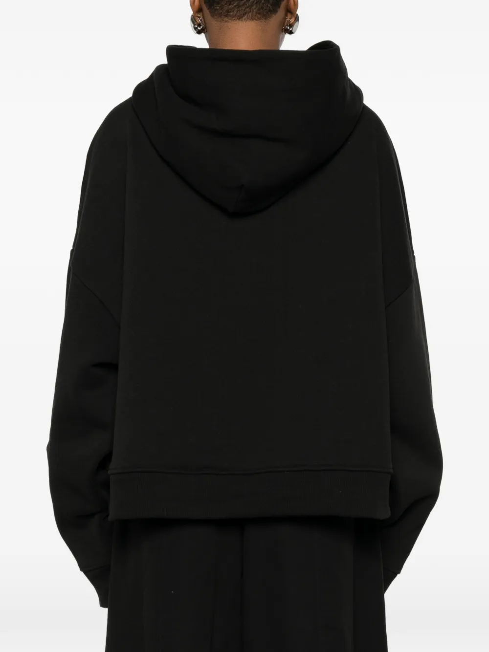 ENTIRE STUDIOS Katoenen hoodie Zwart
