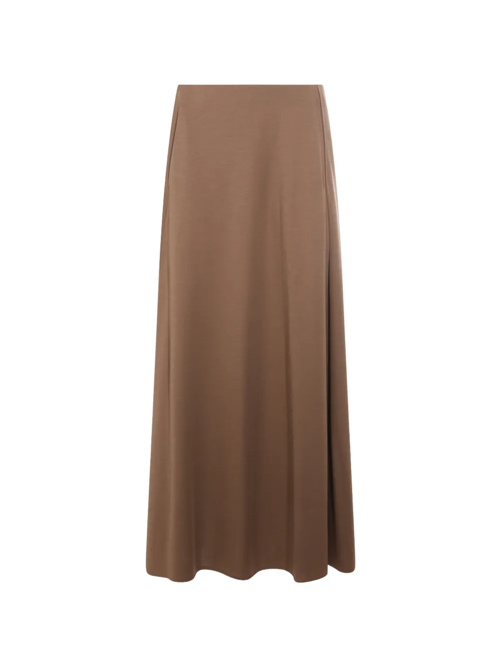 Max Mara rear-zip A-line skirt - Brown