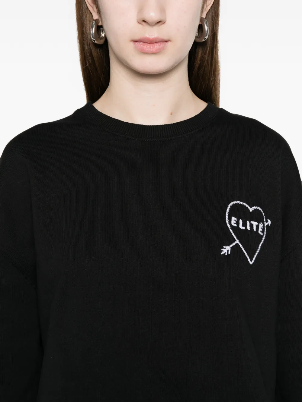 Heart-Motif Sweatshirt