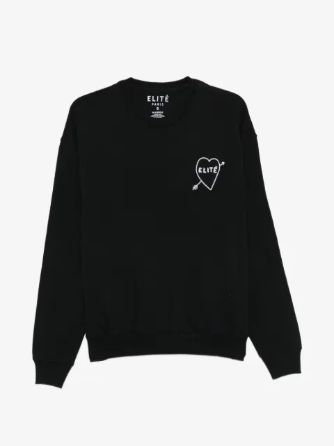 Elite heart-motif sweatshirt