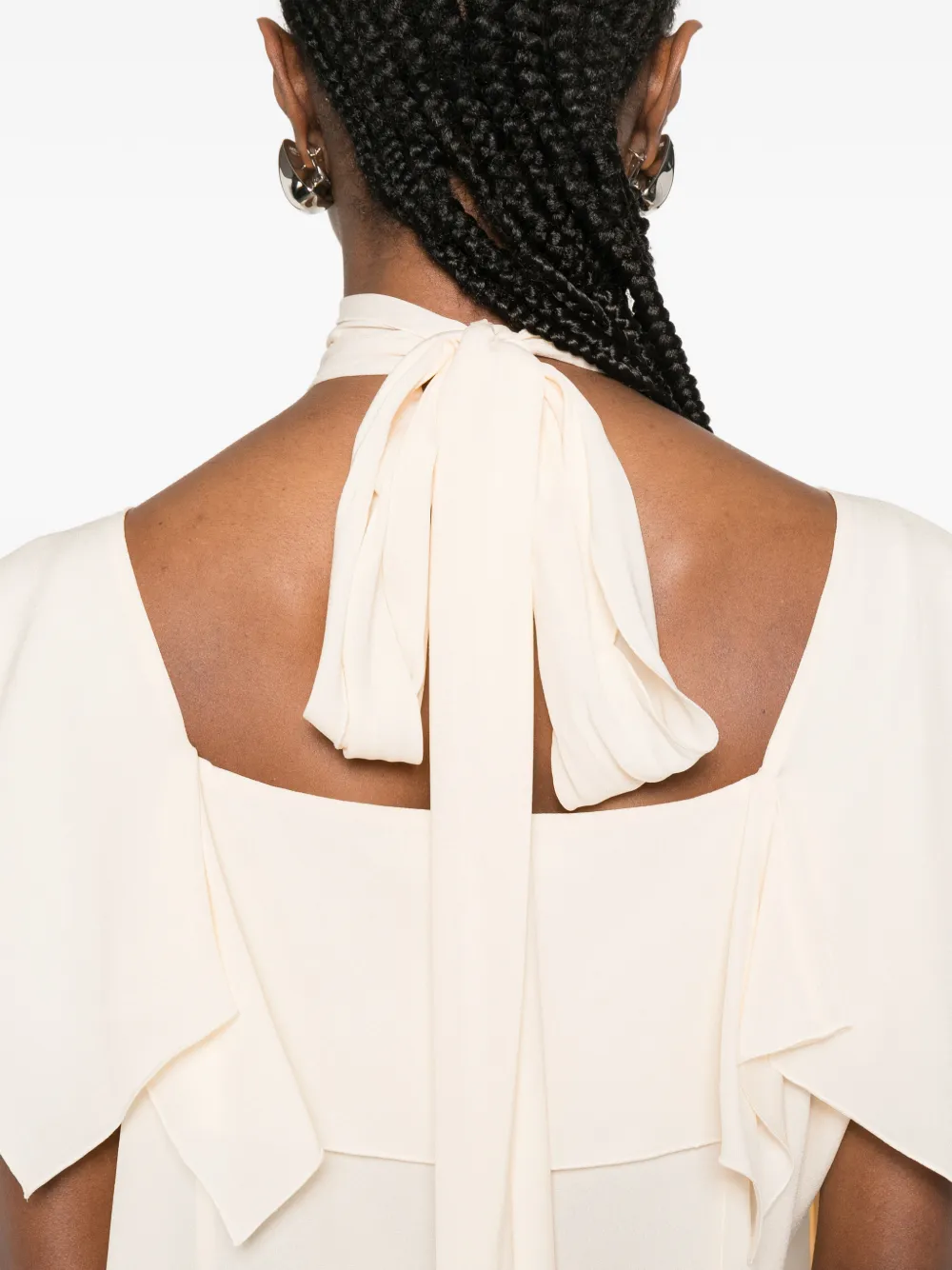 Lanvin Blouse met ruches Beige
