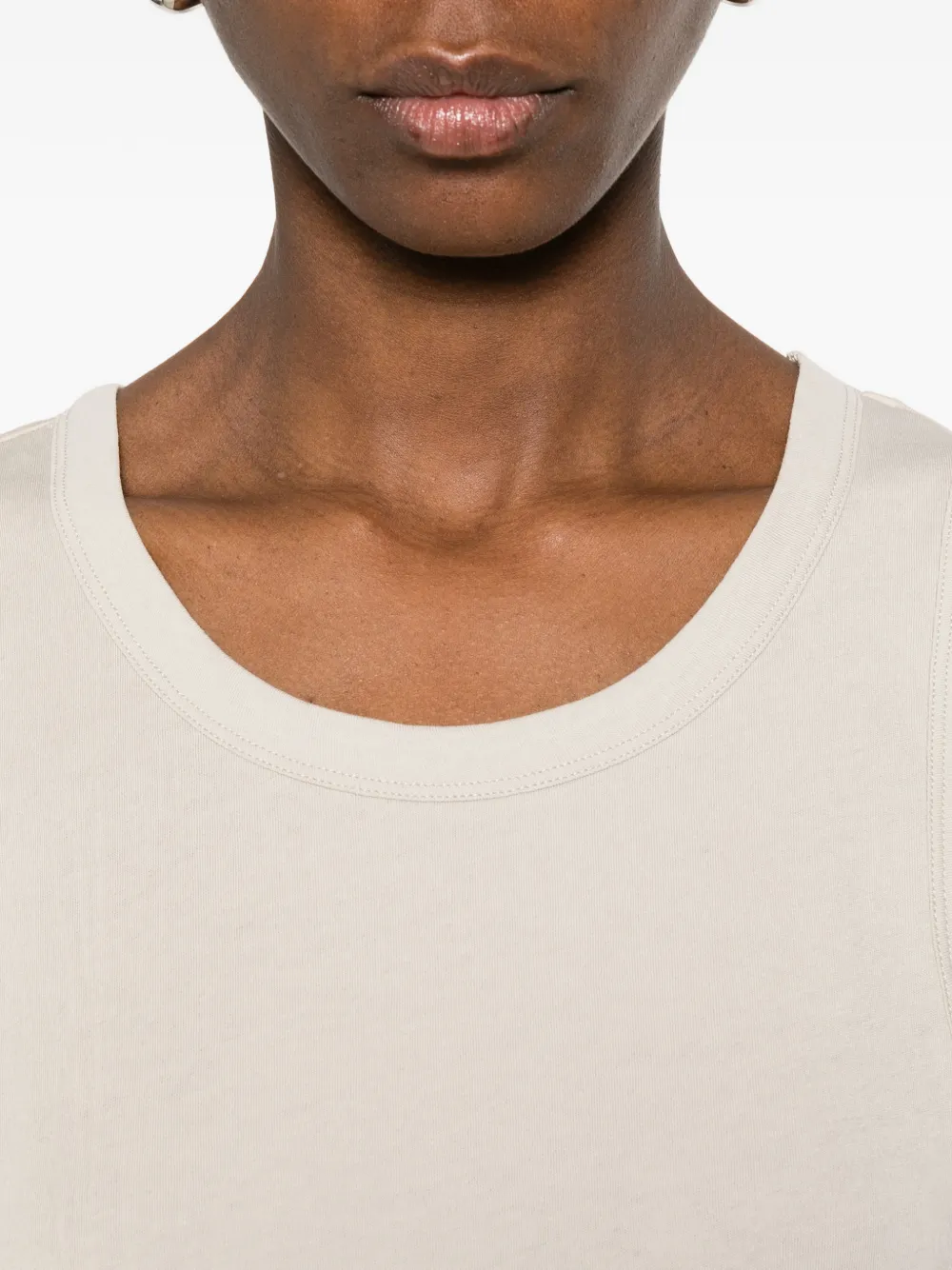 ENTIRE STUDIOS Mouwloze top Beige