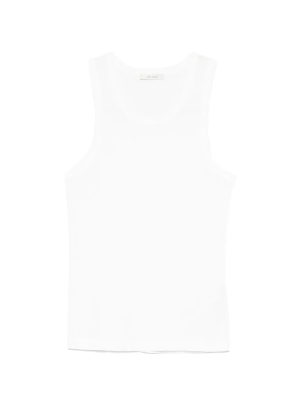 ENTIRE STUDIOS crewneck sleeveless top - Bianco
