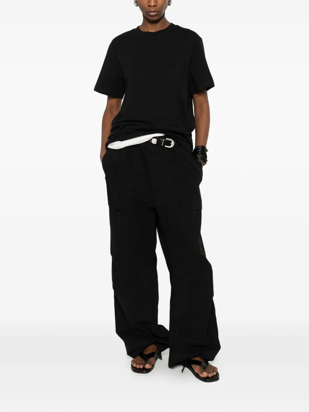  Entire Studios Crew-neck T-shirt - Black 