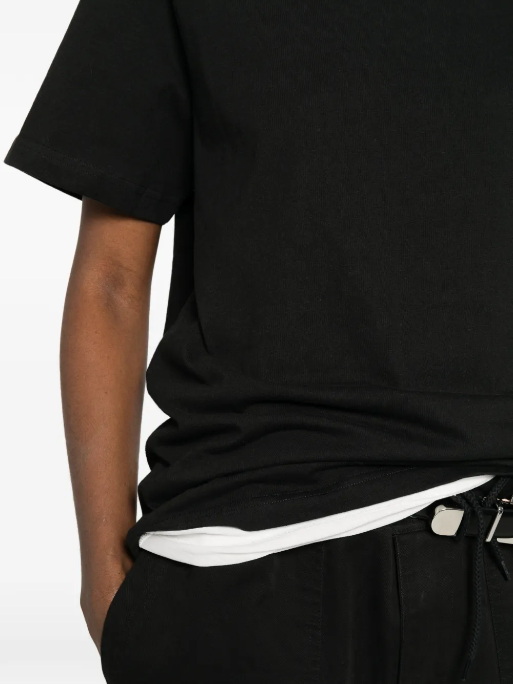 ENTIRE STUDIOS T-shirt met ronde hals Zwart
