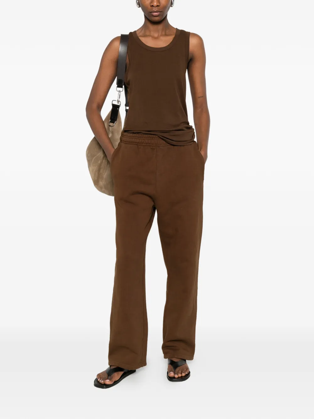  Entire Studios Sheer Tank Top - Brown 