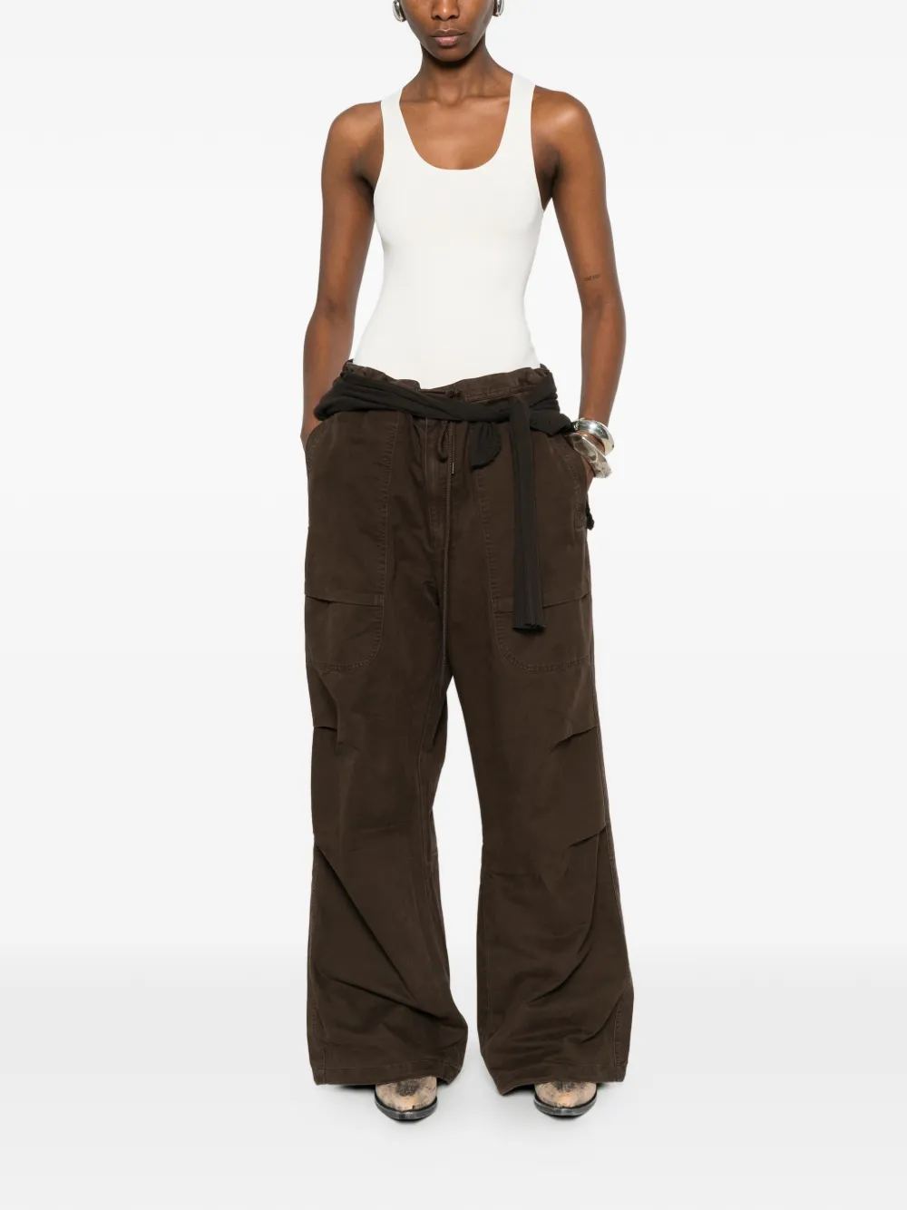  Entire Studios Sleeveless Bodysuit - Neutrals 