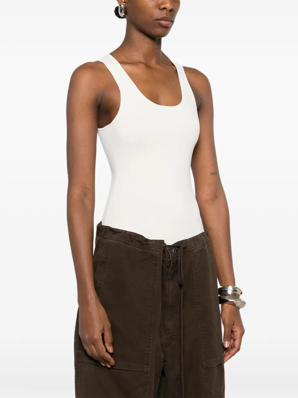  Entire Studios Sleeveless Bodysuit - Neutrals 