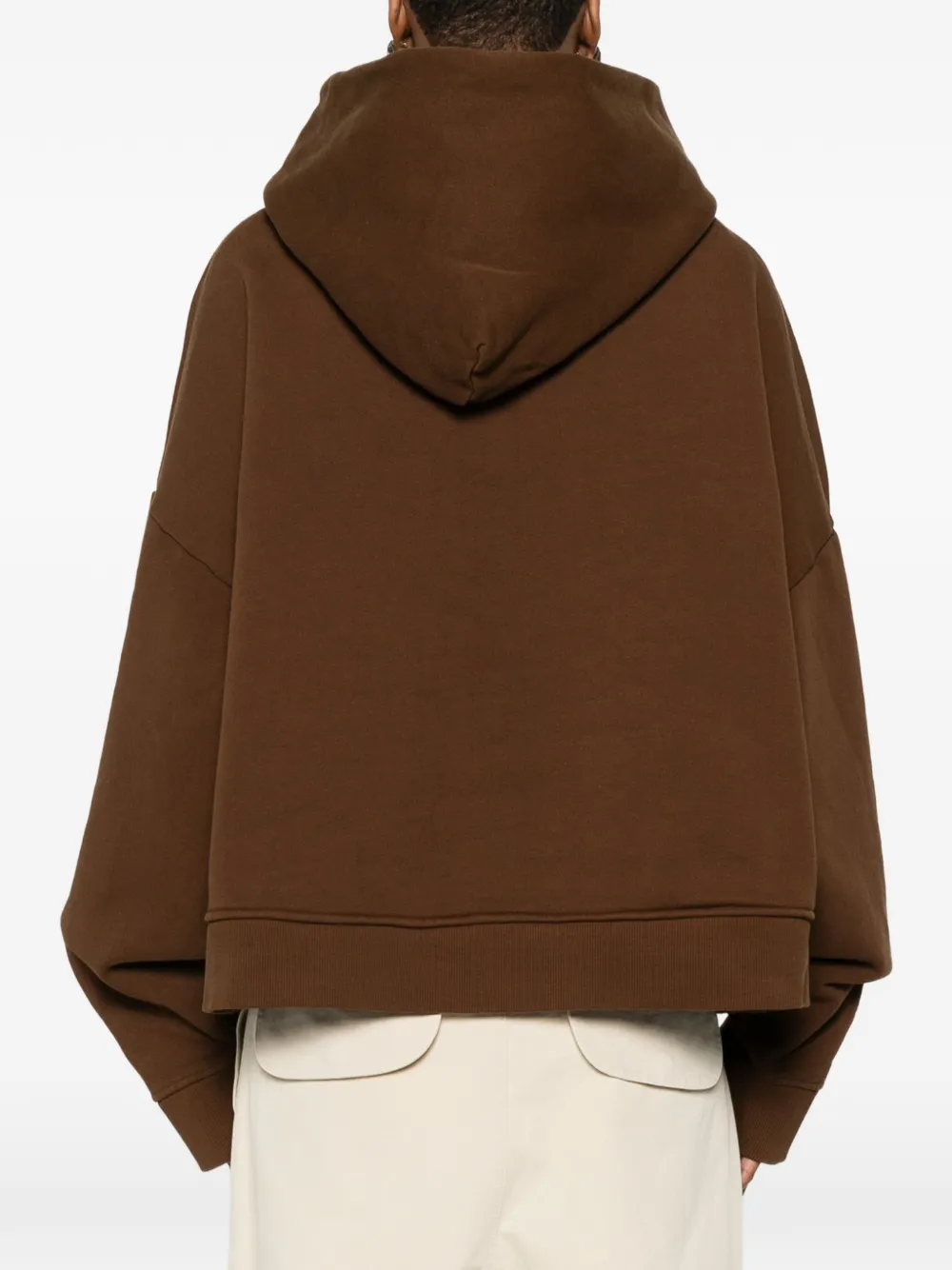 ENTIRE STUDIOS Katoenen hoodie Bruin