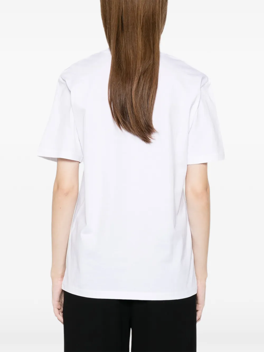 Elite T-shirt met print Wit