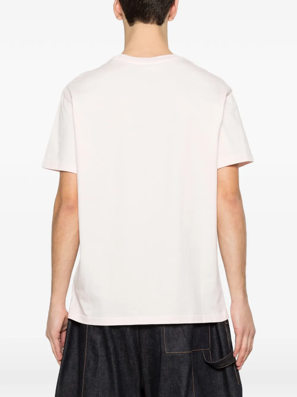 Maison Labiche Popincourt T-shirt met borduurwerk Roze