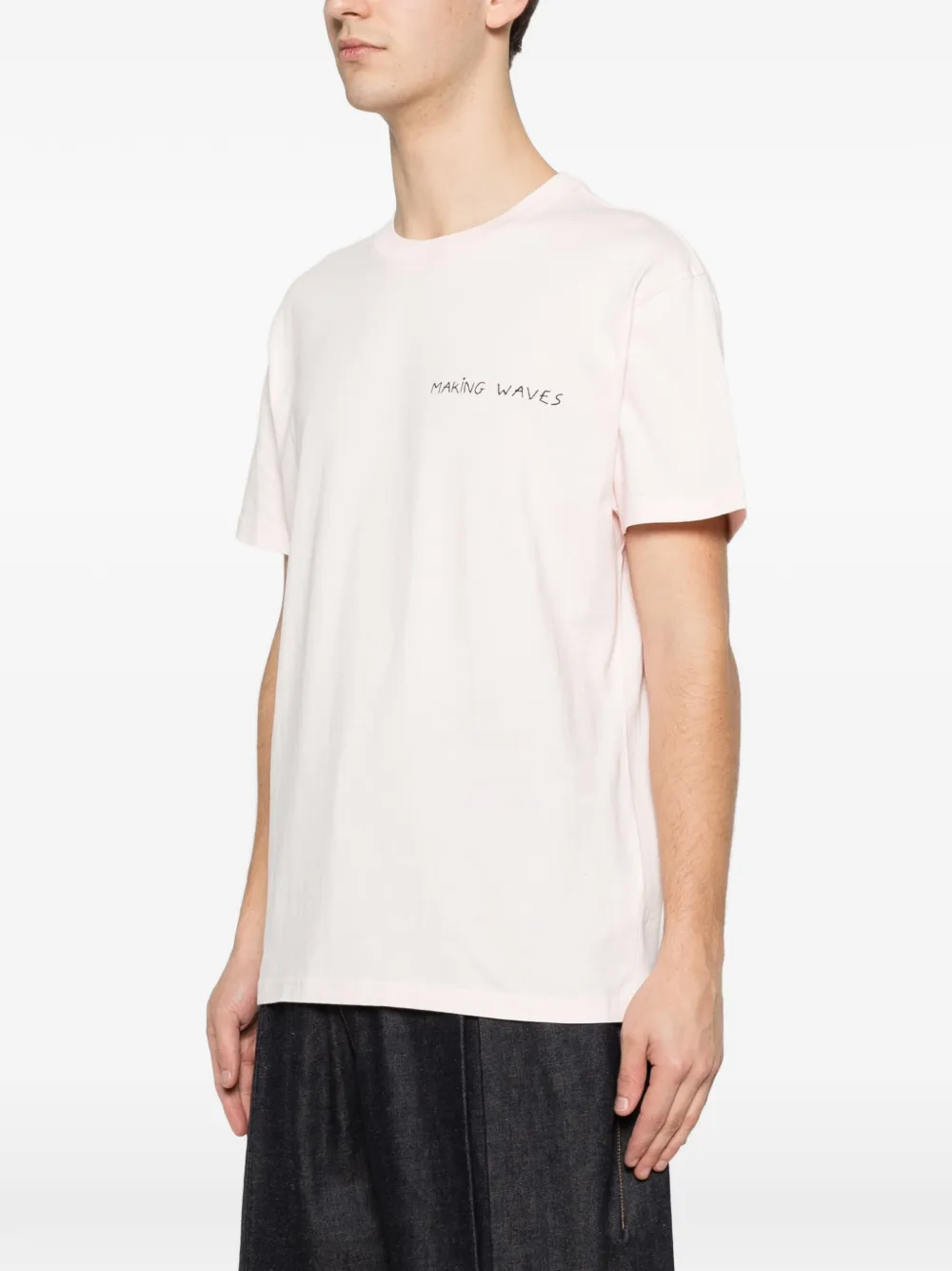  Maison Labiche Popincourt Embroidered T-shirt - Pink 