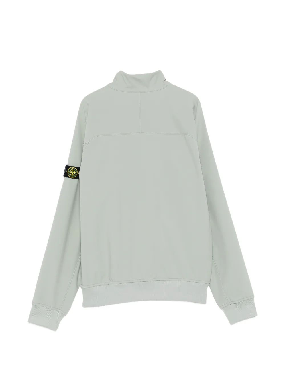  Stone Island Junior Zip Logo Detail Jacket - Green 