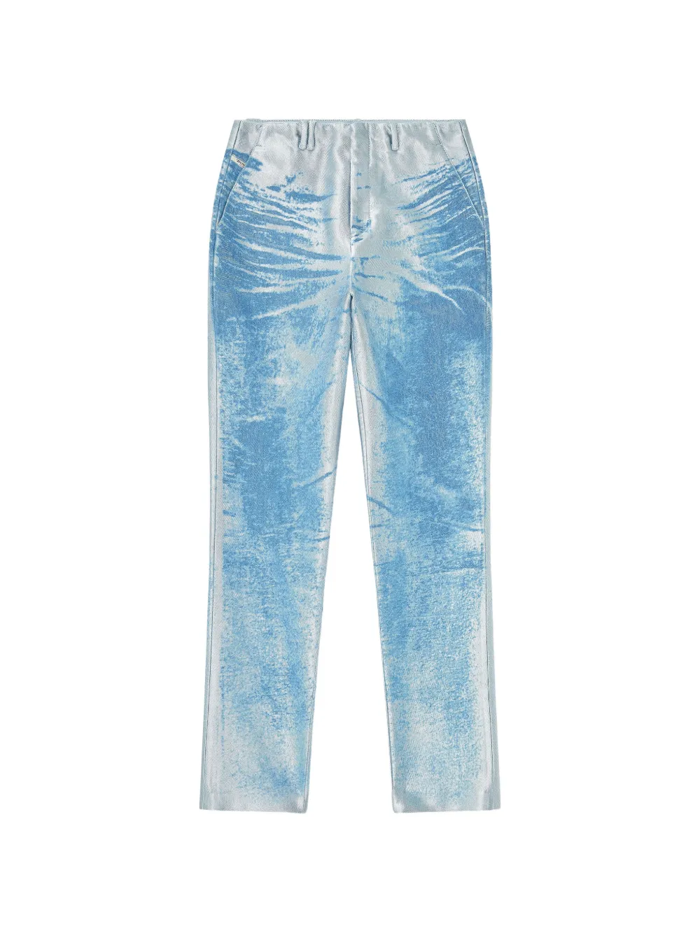 Diesel D-Askar whisker-pattern slim jeans - Blu