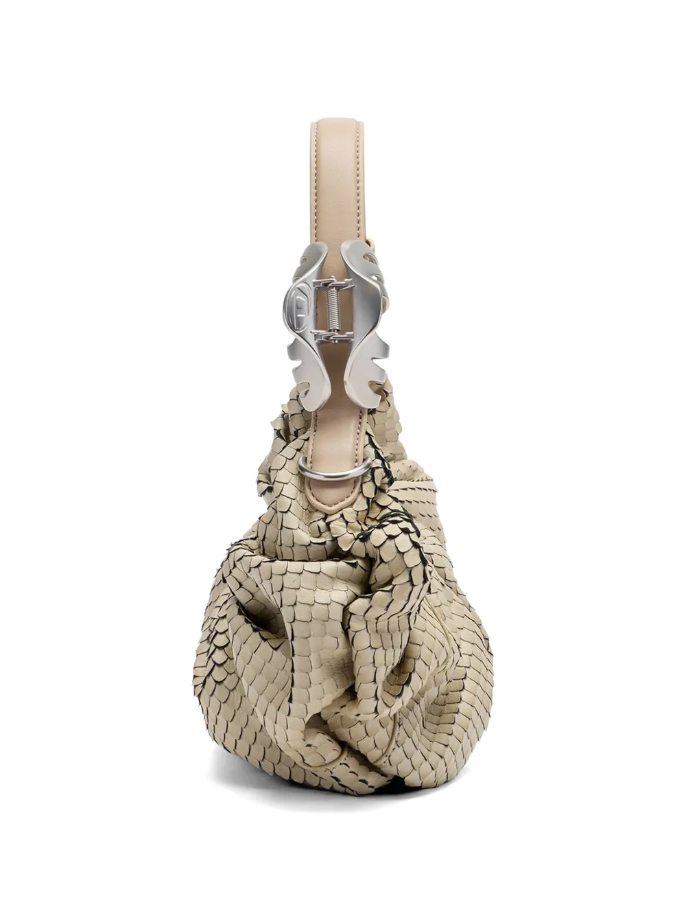Diesel Grab-D schoudertas Beige