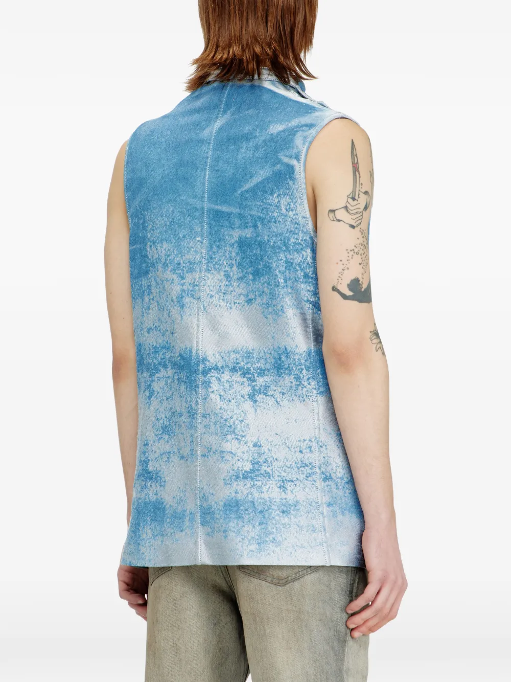 Diesel D-Lormil-Fsi gilet Blauw