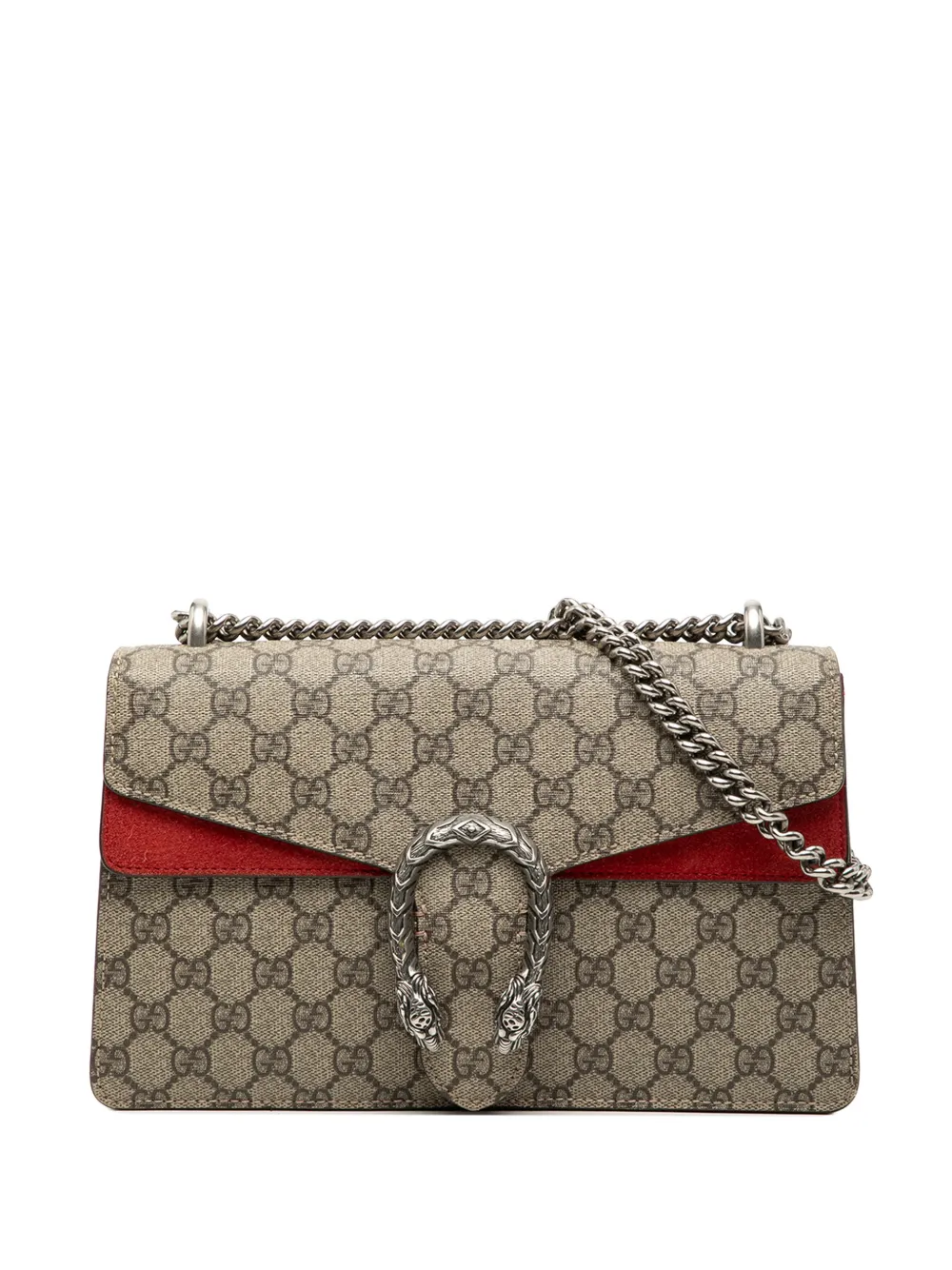 Gucci Pre-Owned 2016-2026 Medium GG Supreme Dionysus shoulder bag - Marrone