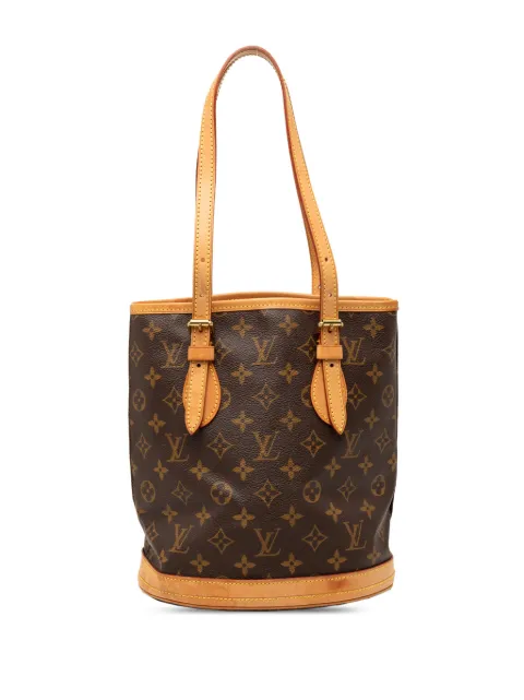 Louis Vuitton Pre-Owned bolsa bucket petit con monograma 2001
