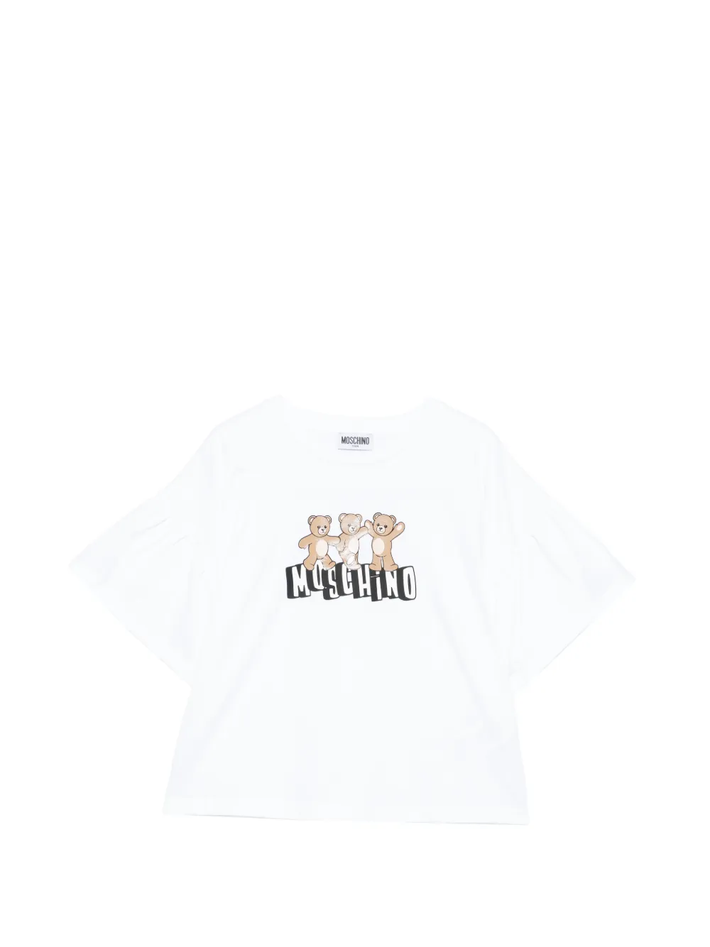 Moschino Kids teddy-graphic T-shirt - Bianco