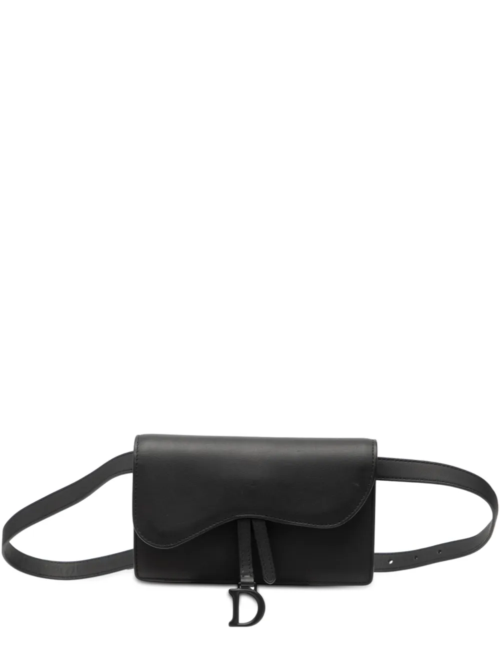Christian Dior Pre-Owned 2018 Ultramatte Saddle belt bag - Nero