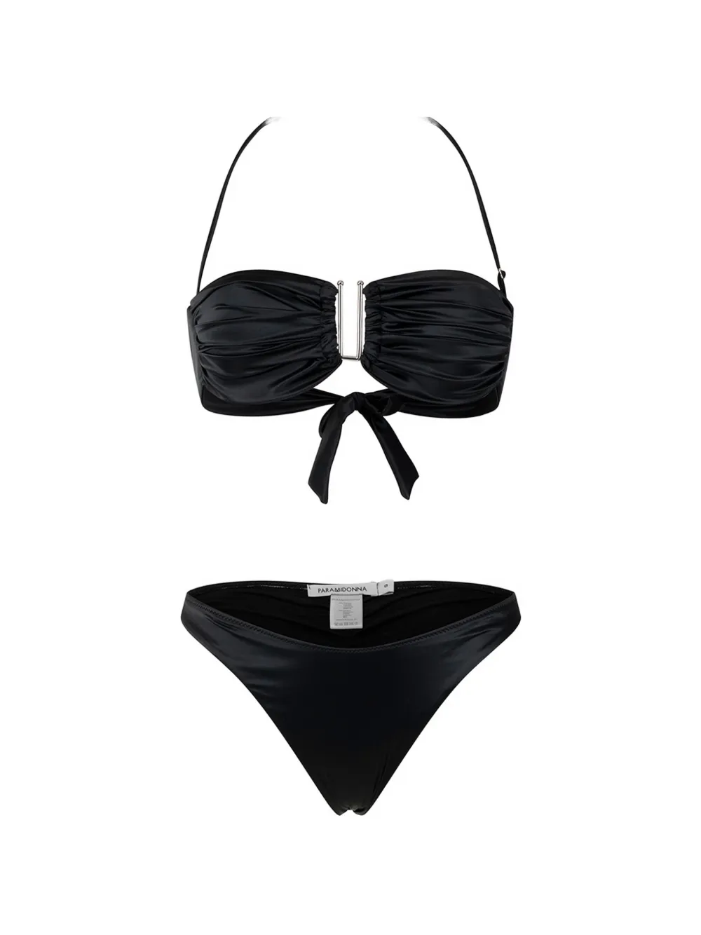 PARAMIDONNA Alice knotted bikini - Nero