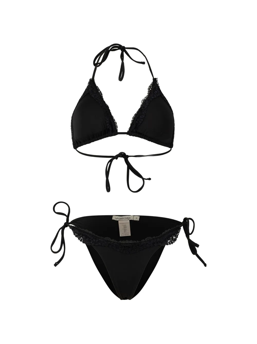 PARAMIDONNA Kourtney lace bikini - Nero