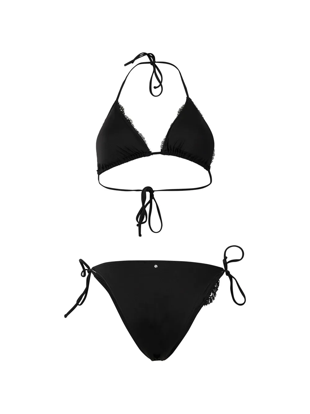  Paramidonna Bikini Kourtney De Encaje - Negro 