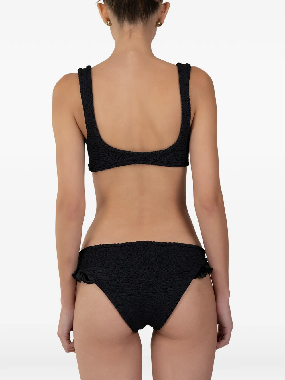 PARAMIDONNA Valentina bikini met strik en ruches Zwart
