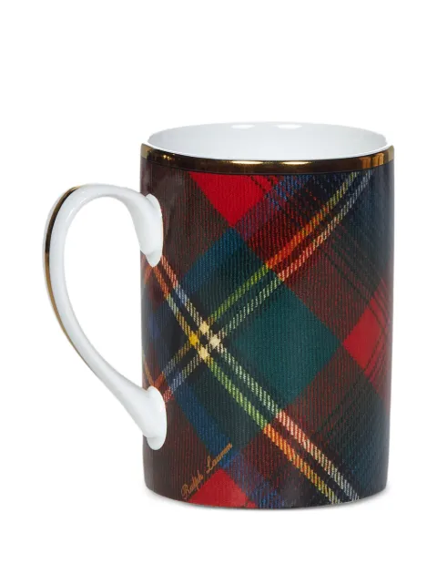 Ralph Lauren Home Alexander plaid plate and mug set (four-person setting)