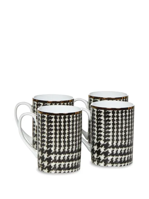 Ralph Lauren Home houndstooth cups (set of four)