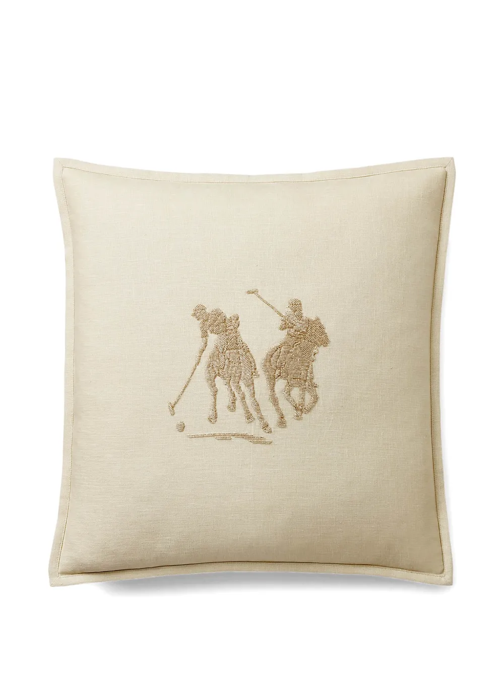 Ralph Lauren Home Griffith Throw polo-game cushion - Toni neutri