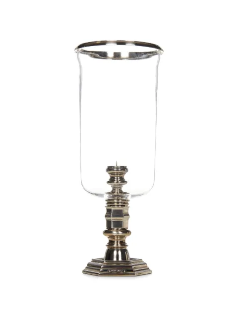 Ralph Lauren Home hexagonal base glass hurricane