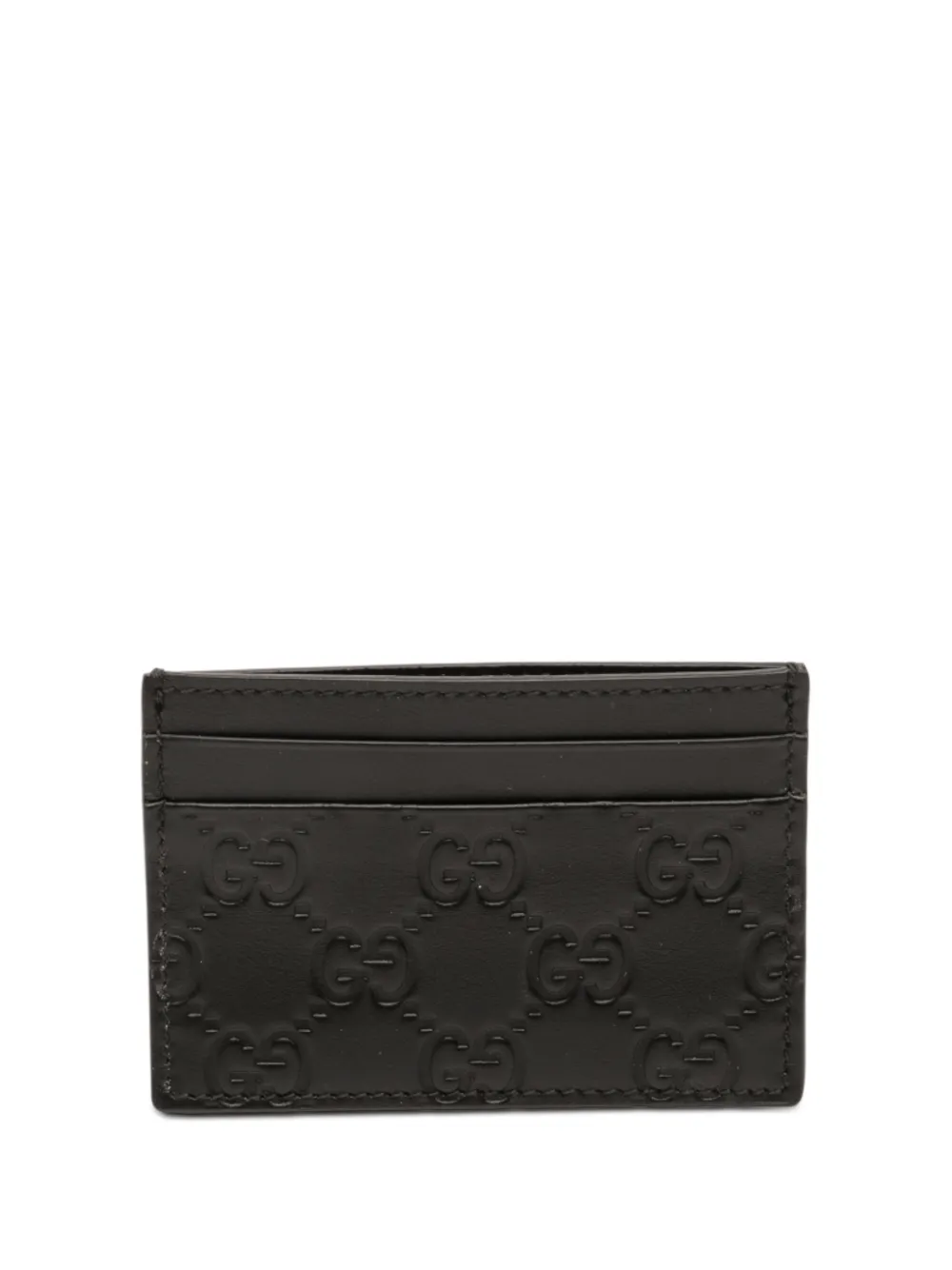 Gucci Pre-Owned 2000-2015 Guccissima card holder - Nero