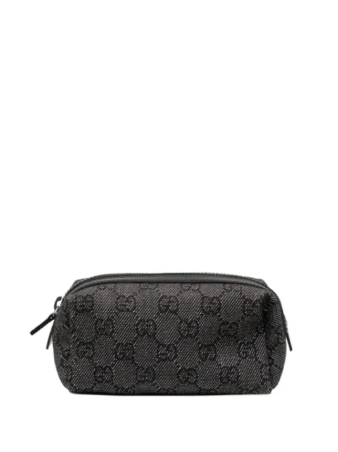 Gucci Pre-Owned 2000-2015 GG Denim Cosmetic pouch