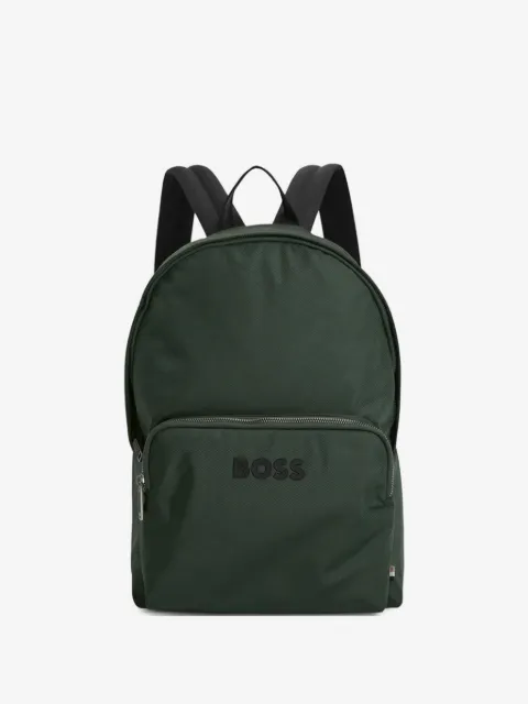 BOSS Catch logo-patch backpack