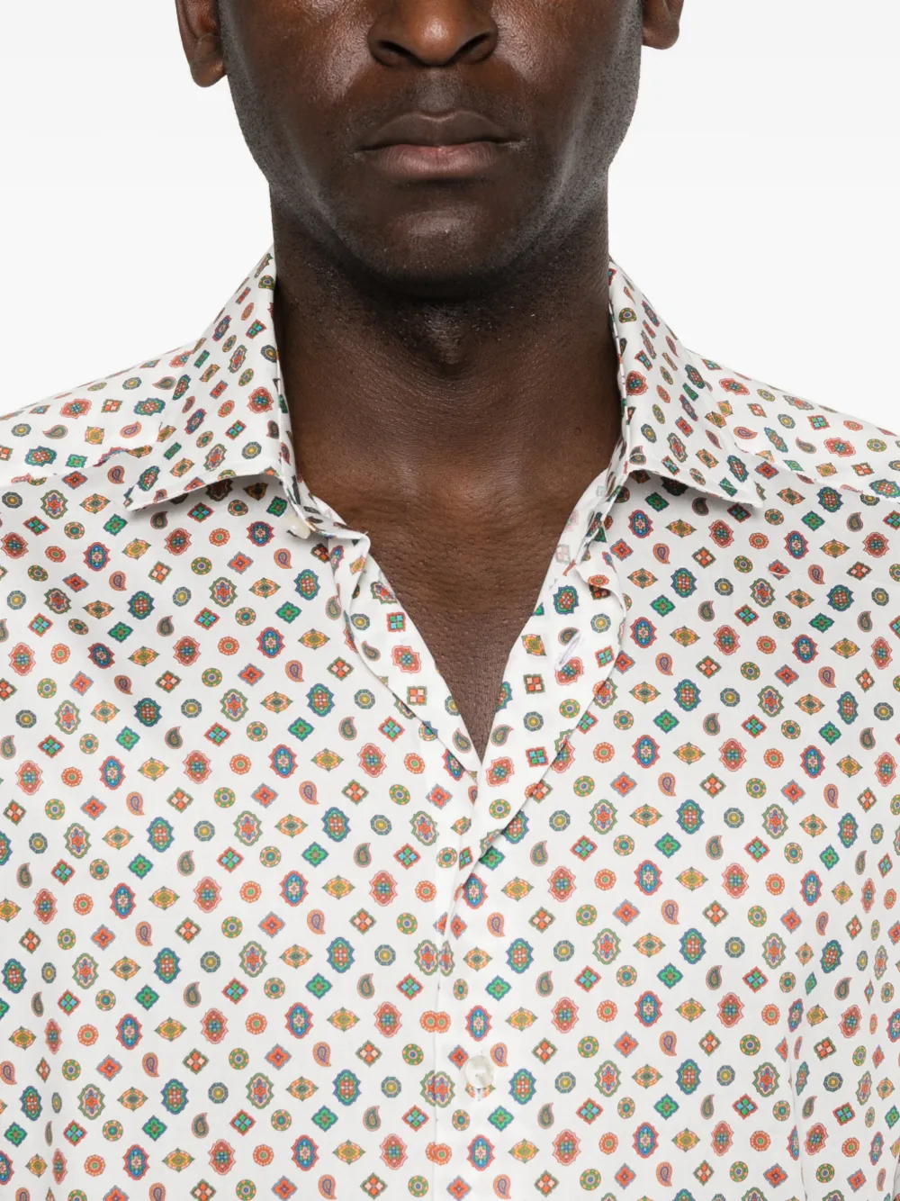 ETRO Overhemd met print Wit