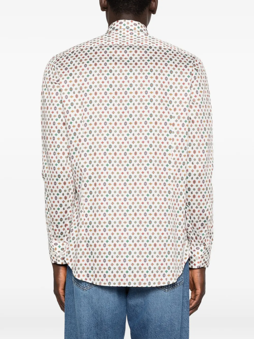 ETRO Overhemd met print Wit