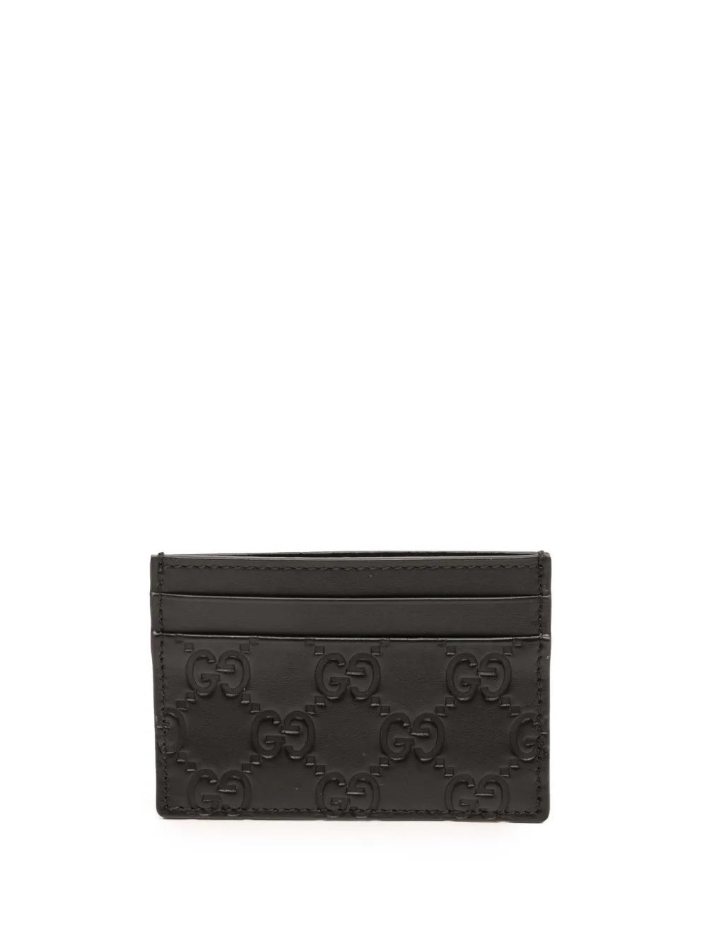 Gucci Pre-Owned 2000-2015 Guccissima card holder - Nero