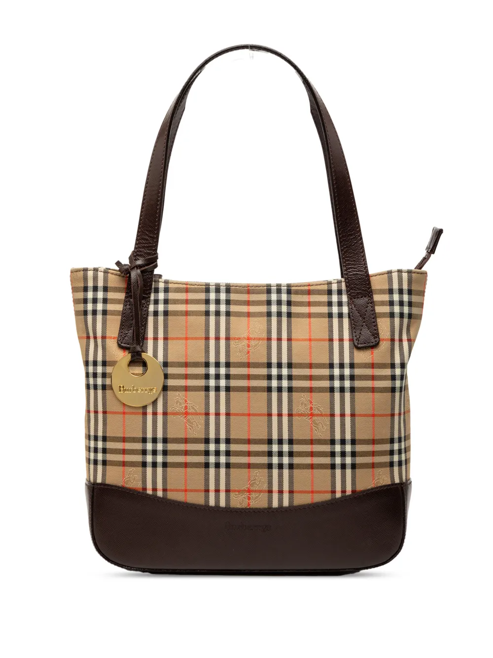 Burberry Pre-Owned 20th Century Haymarket Check Canvas tote bag - Marrone