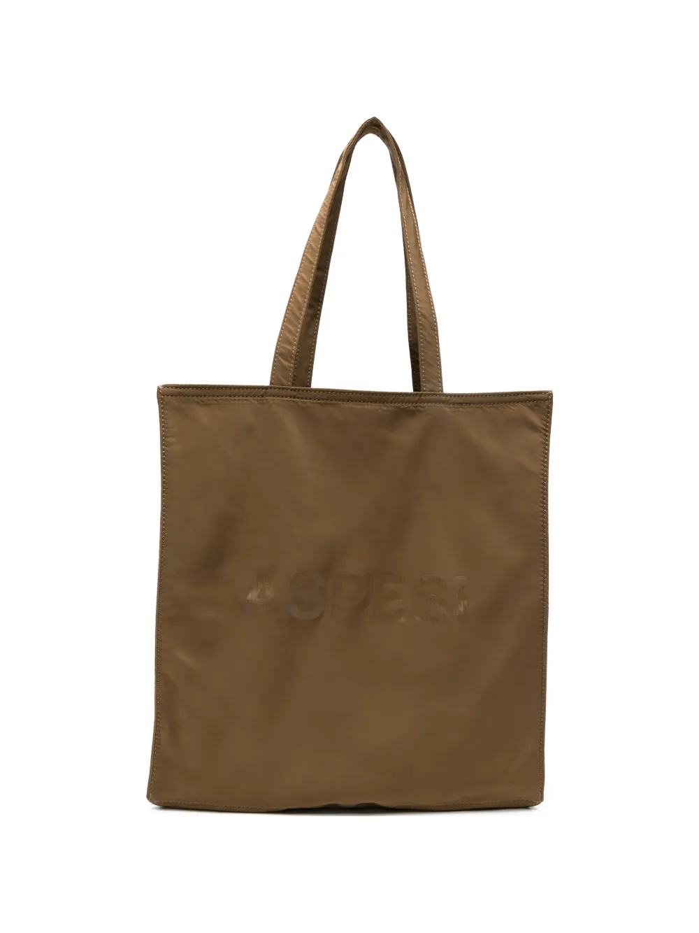 ASPESI logo shoulder bag - Marrone
