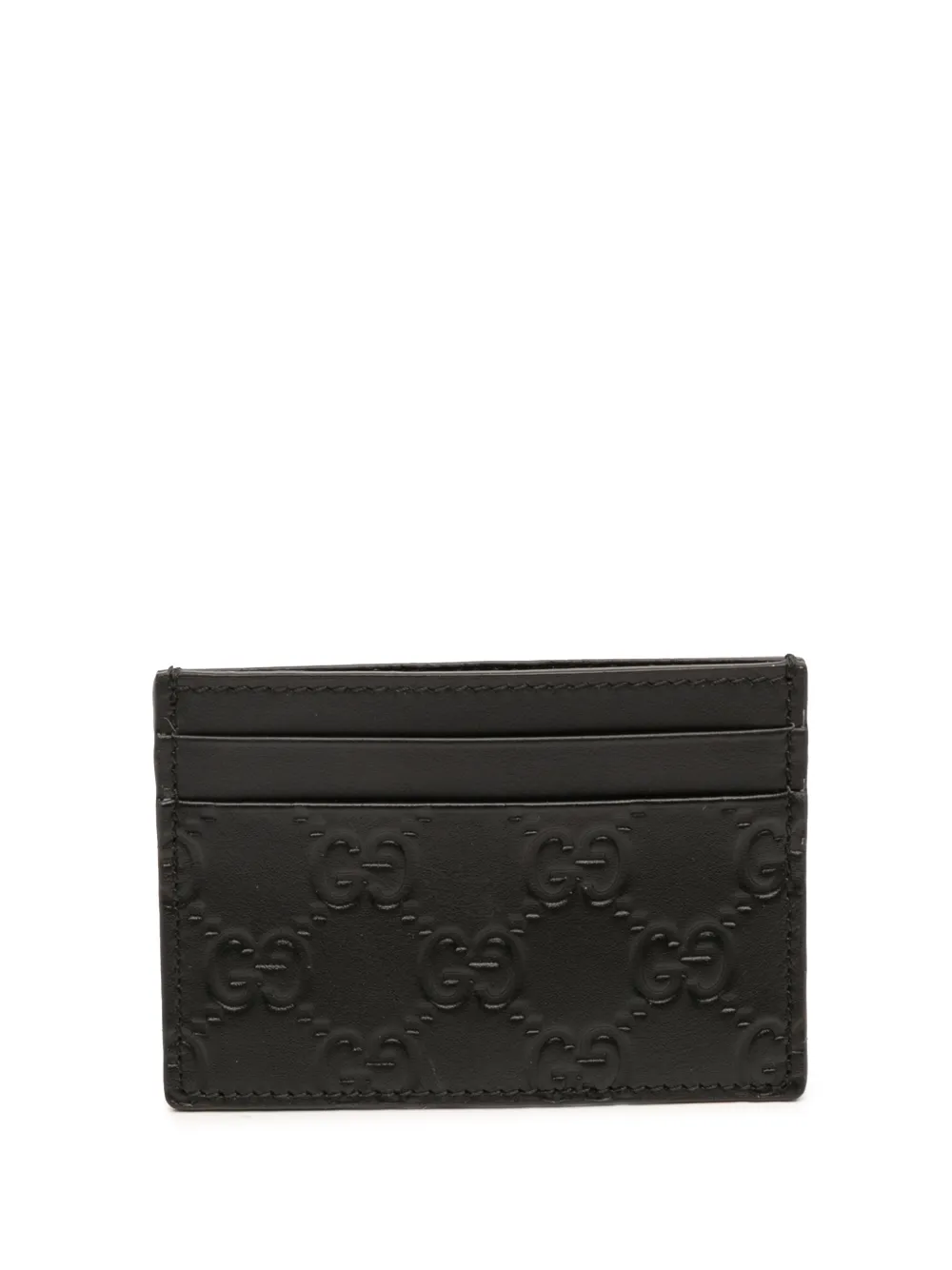 Gucci Pre-Owned 2000-2015 Guccissima card holder - Nero