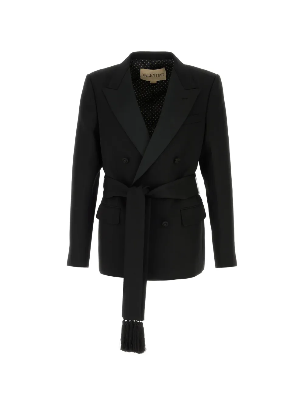 Valentino Garavani belted blazer - Nero