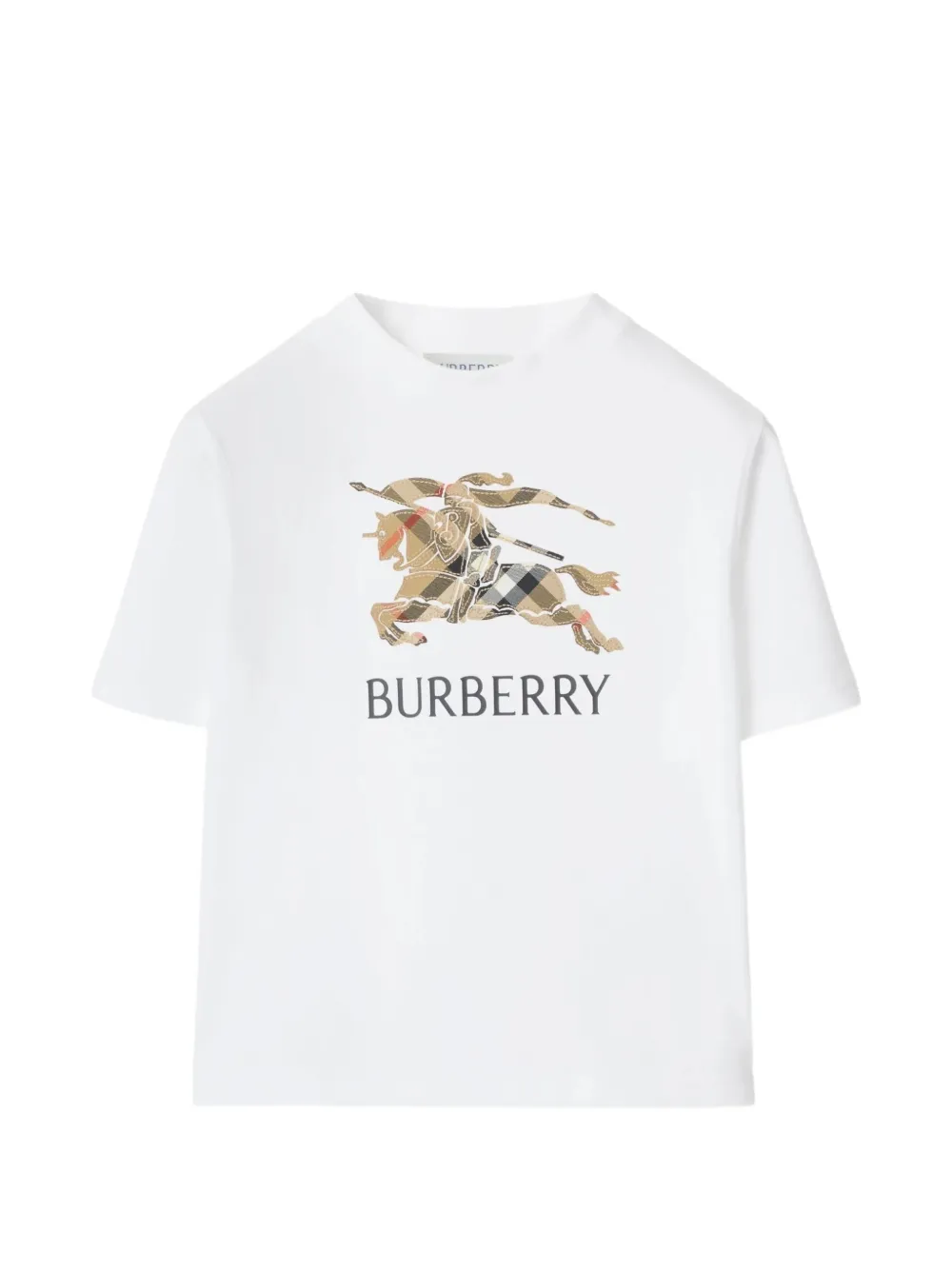 Burberry Kids logo-graphic T-shirt - Bianco