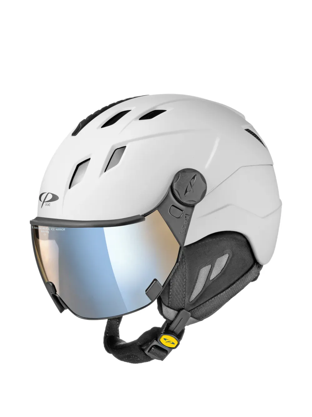 CP CASCHI metallic helmet - Bianco