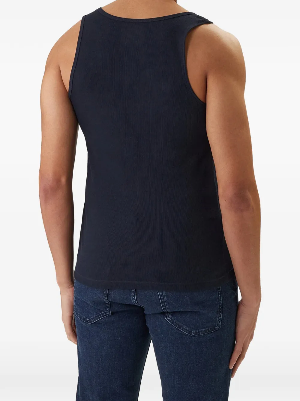 BOSS Hemd met logoprint Blauw
