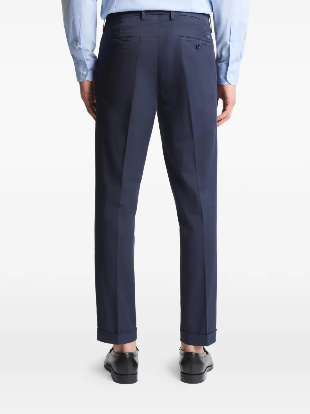  Fay Cuffed Trousers - Blue 