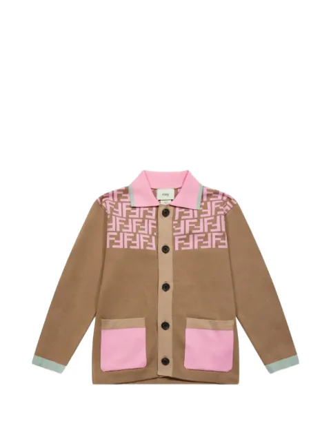 Fendi Kids button-up jacket