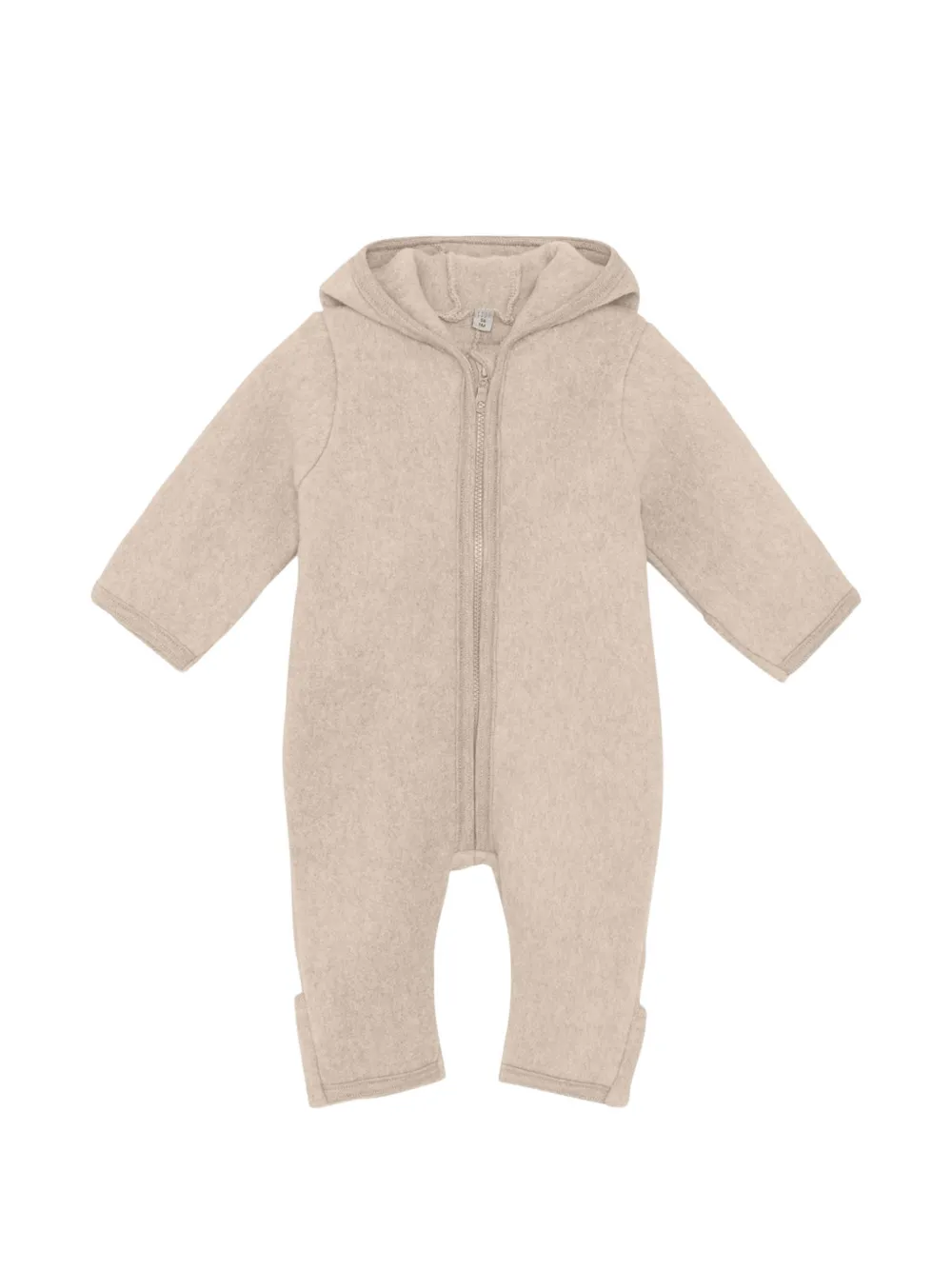 HUTTEliHUT ear-detail zip-up jumpsuit - Toni neutri